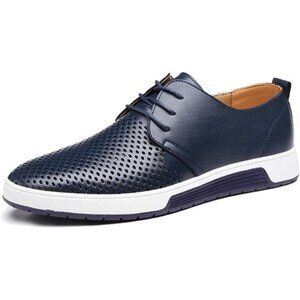 Men's Breathable Casual Oxford Shoes - Comfortable Flat Sneakers
